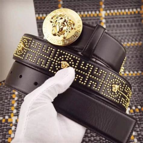 mens replica versace belt|More.